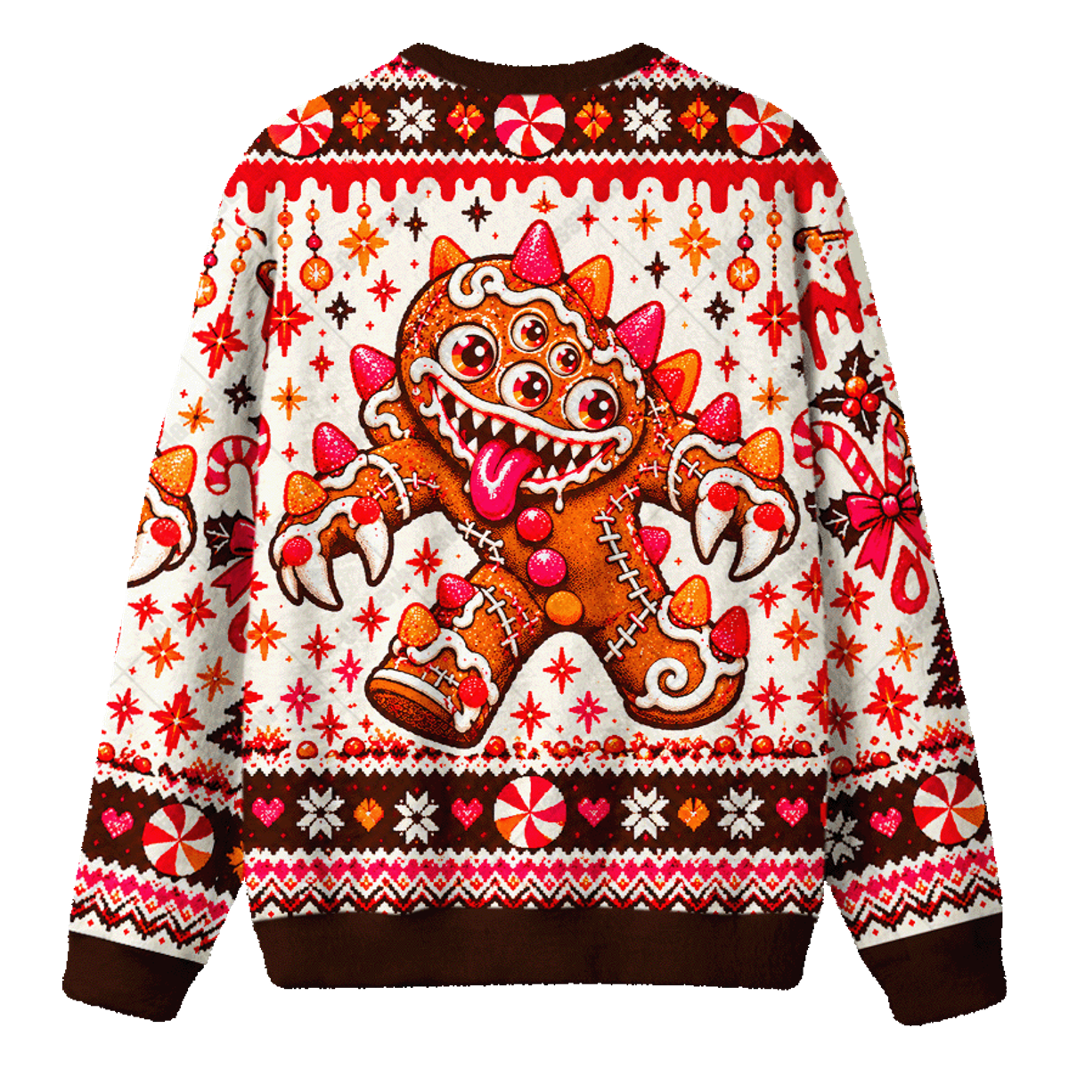 GINGER MONSTER UGLY CHRISTMAS SWEATSHIRT — image 2