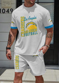 Los Angeles Chargers Limited Edition Top And Shorts Two-Piece Suits