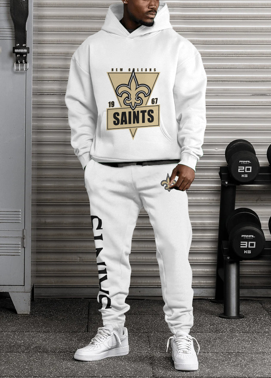 New Orleans Saints 3D Printed Pullover Hoodie And Sweatpant 2pcs Tracksuits