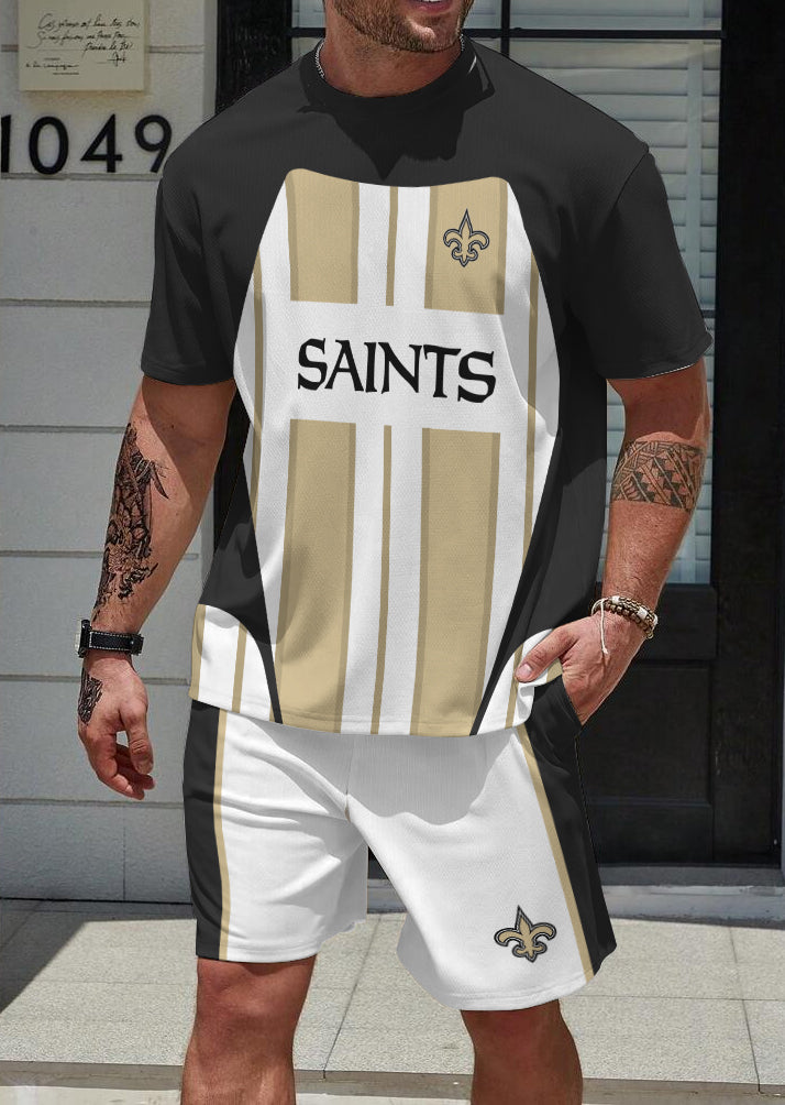 New Orleans Saints  Limited Edition Top And Shorts Two-Piece Suits