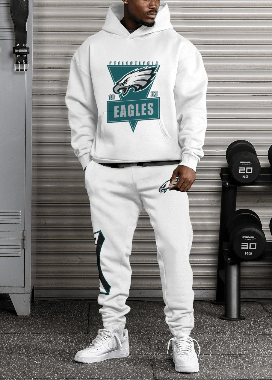 Philadelphia Eagles 3D Printed Pullover Hoodie And Sweatpant 2pcs Tracksuits