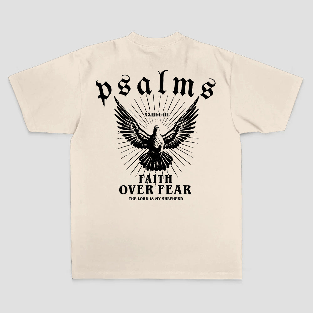 Faith Over Fear Printed Men's T-shirt
