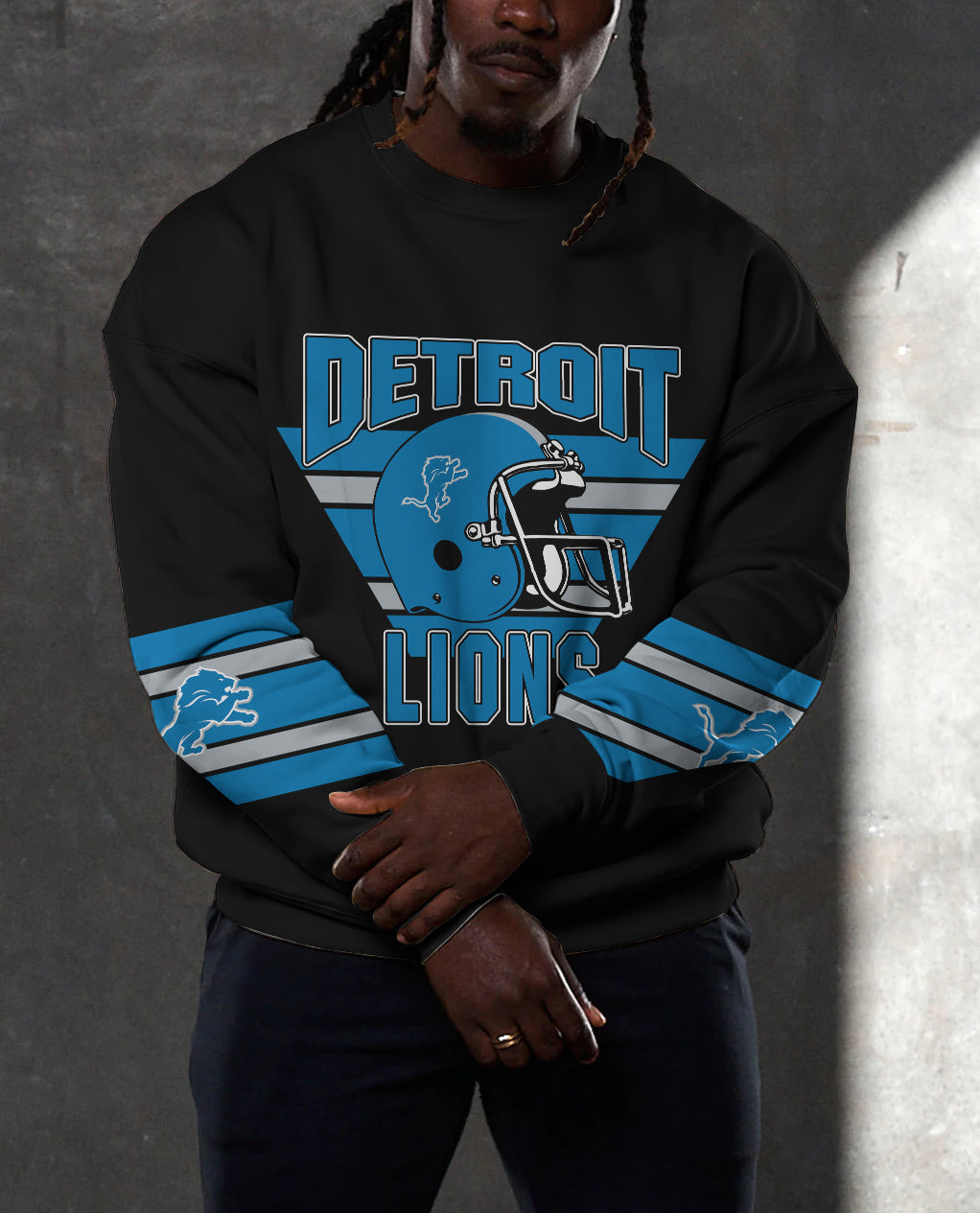 Detroit Lions 3D Limited Edition Crew Neck sweatshirt