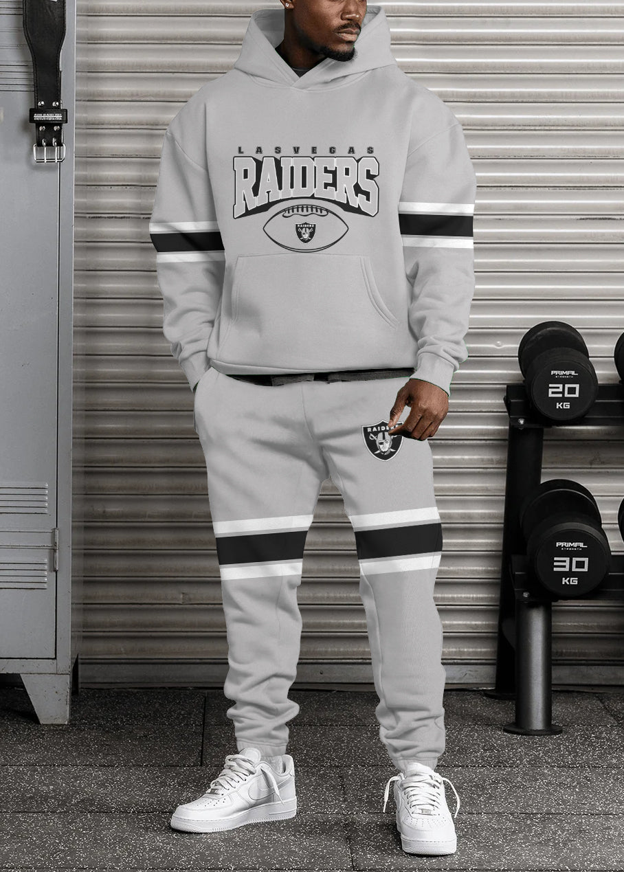 Las Vegas Raiders 3D Printed Pullover Hoodie And Sweatpant 2pcs Tracksuits