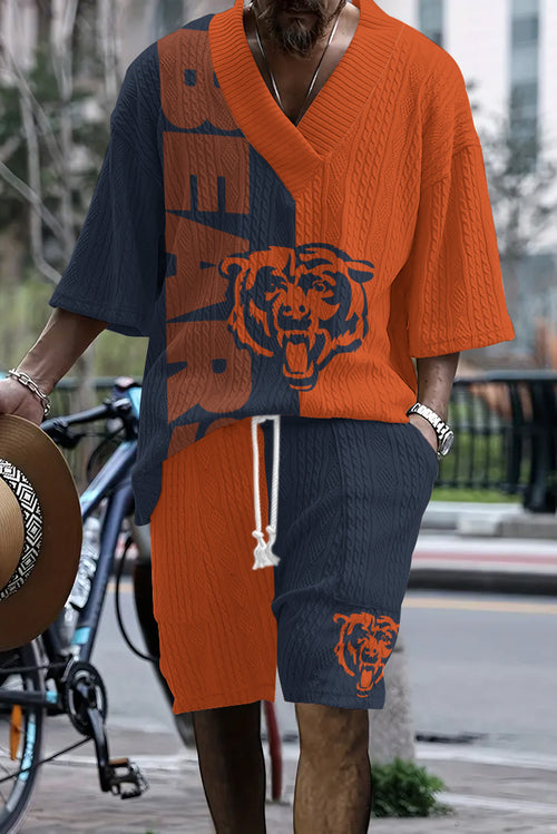 Chicago Bears  Limited Edition Top And Shorts Two-Piece Suits