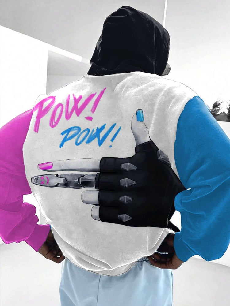 Men's  Printed Hooded Sweatshirt