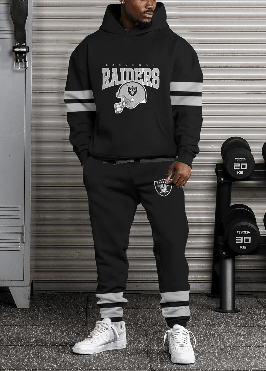 Las Vegas Raiders 3D Printed Pullover Hoodie And Sweatpant 2pcs Tracksuits