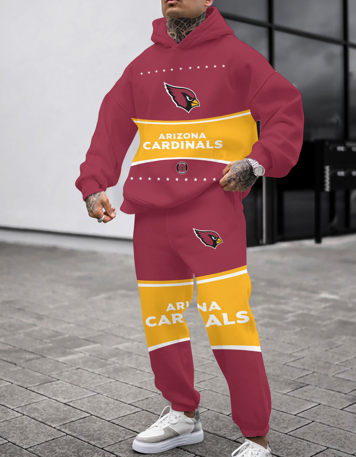 Arizona Cardinals 3D Printed Pullover Hoodie And Sweatpant 2pcs Tracksuits