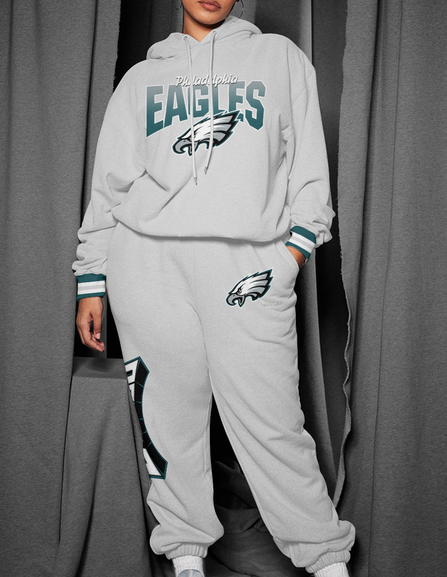 Philadelphia Eagles 3D Printed Pullover Hoodie And Sweatpant 2pcs Tracksuits