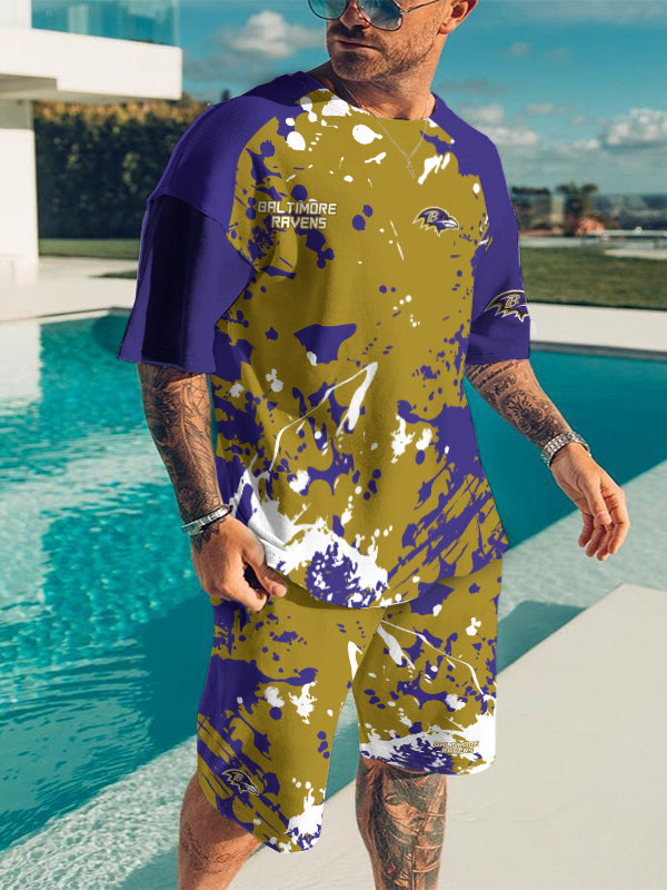 Baltimore Ravens Limited Edition Top And Shorts Two-Piece Suits