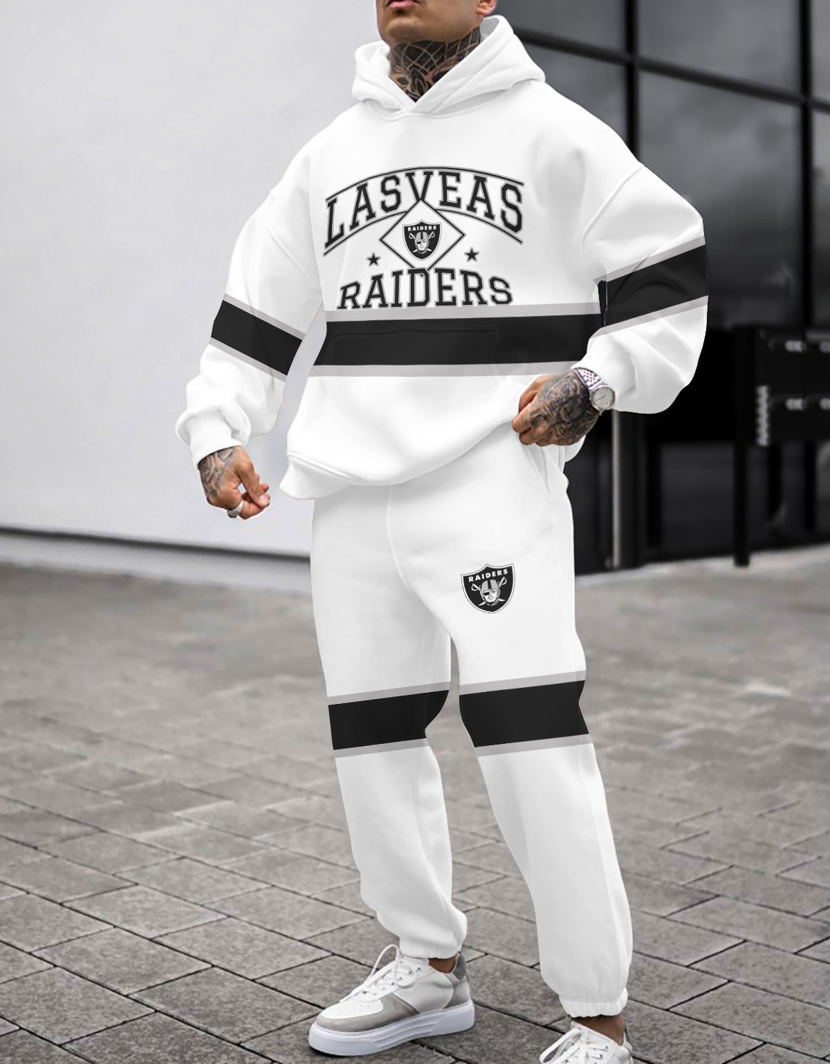 Las Vegas Raiders 3D Printed Pullover Hoodie And Sweatpant 2pcs Tracksuits