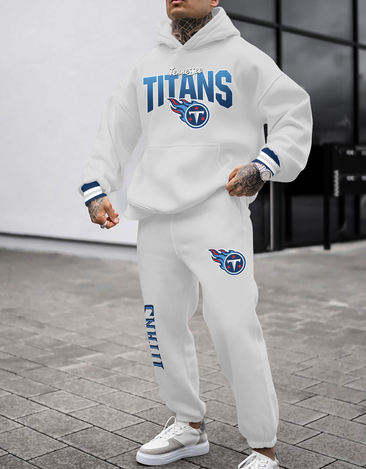 Tennessee Titans 3D Printed Pullover Hoodie And Sweatpant 2pcs Tracksuits