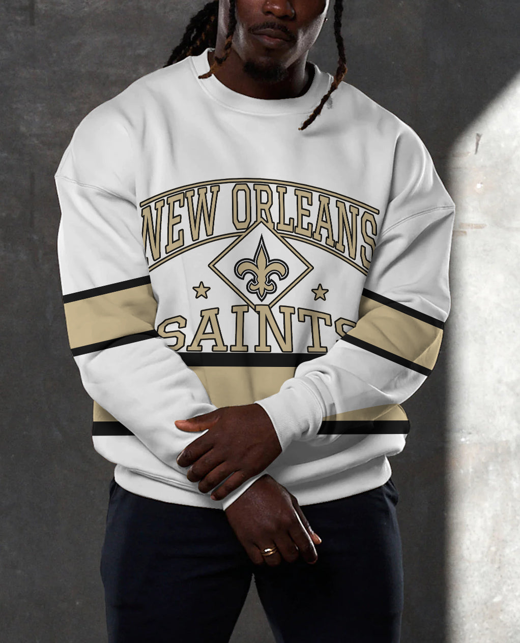 New Orleans Saints 3D Limited Edition Crew Neck sweatshirt
