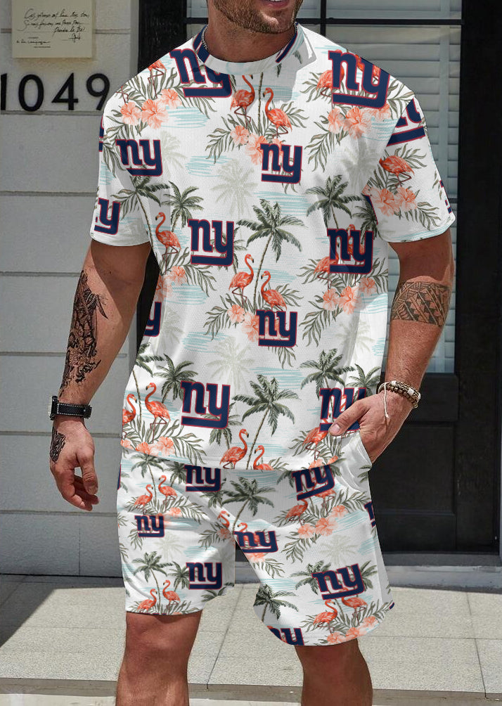 New York Giants Limited Edition Top And Shorts Two-Piece Suits