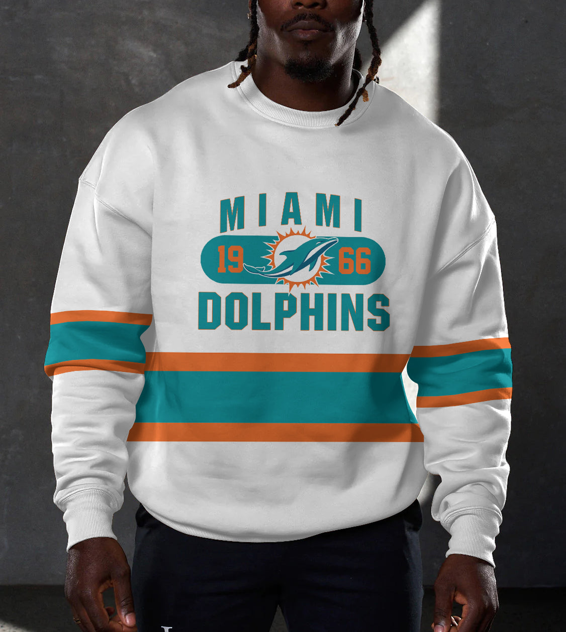 Miami Dolphins 3D Limited Edition Crew Neck sweatshirt