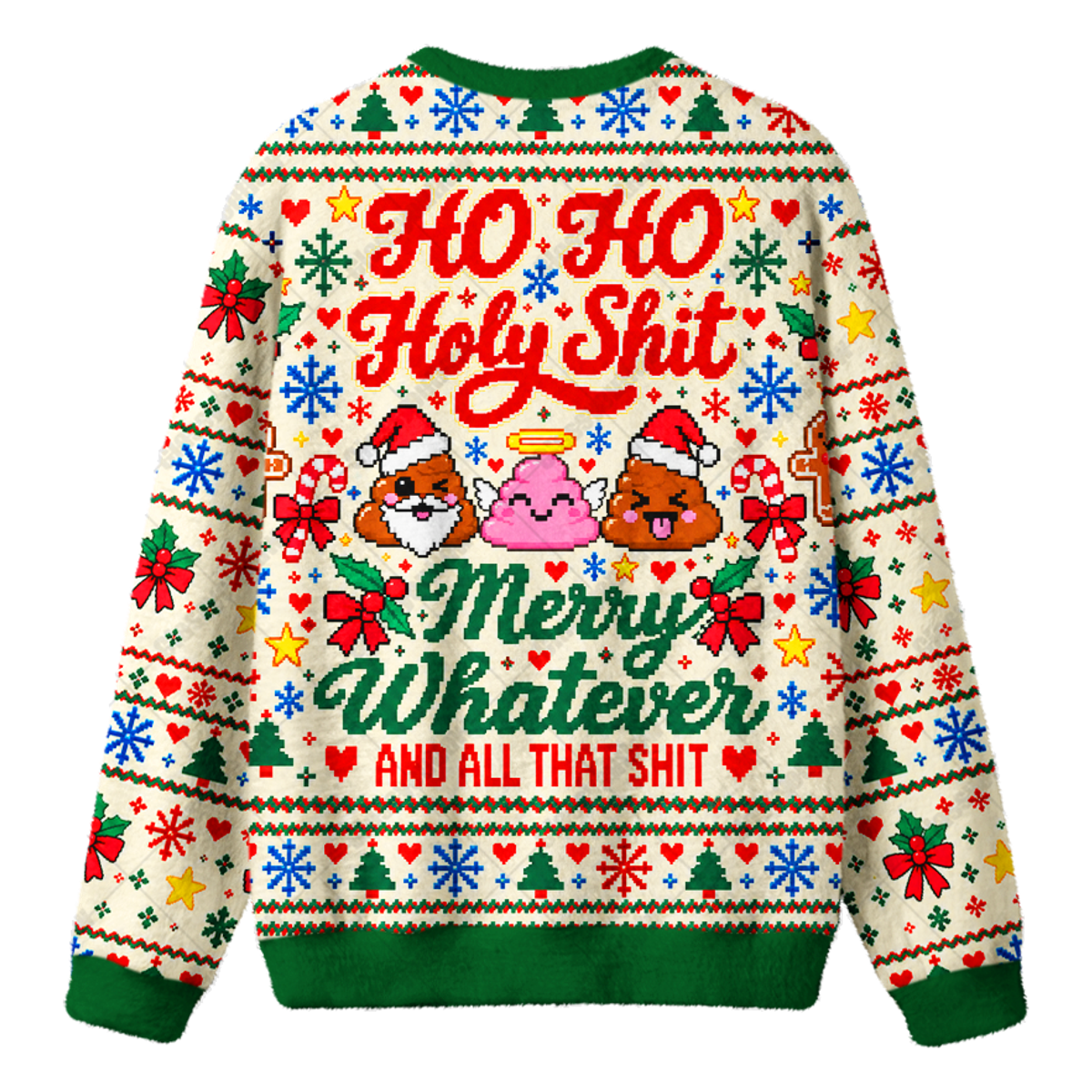 MERRY WHATEVER UGLY CHRISTMAS SWEATSHIRT — image 2