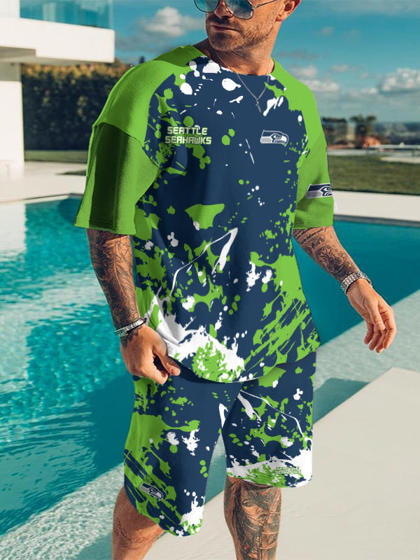 Seattle Seahawks Limited Edition Top And Shorts Two-Piece Suits