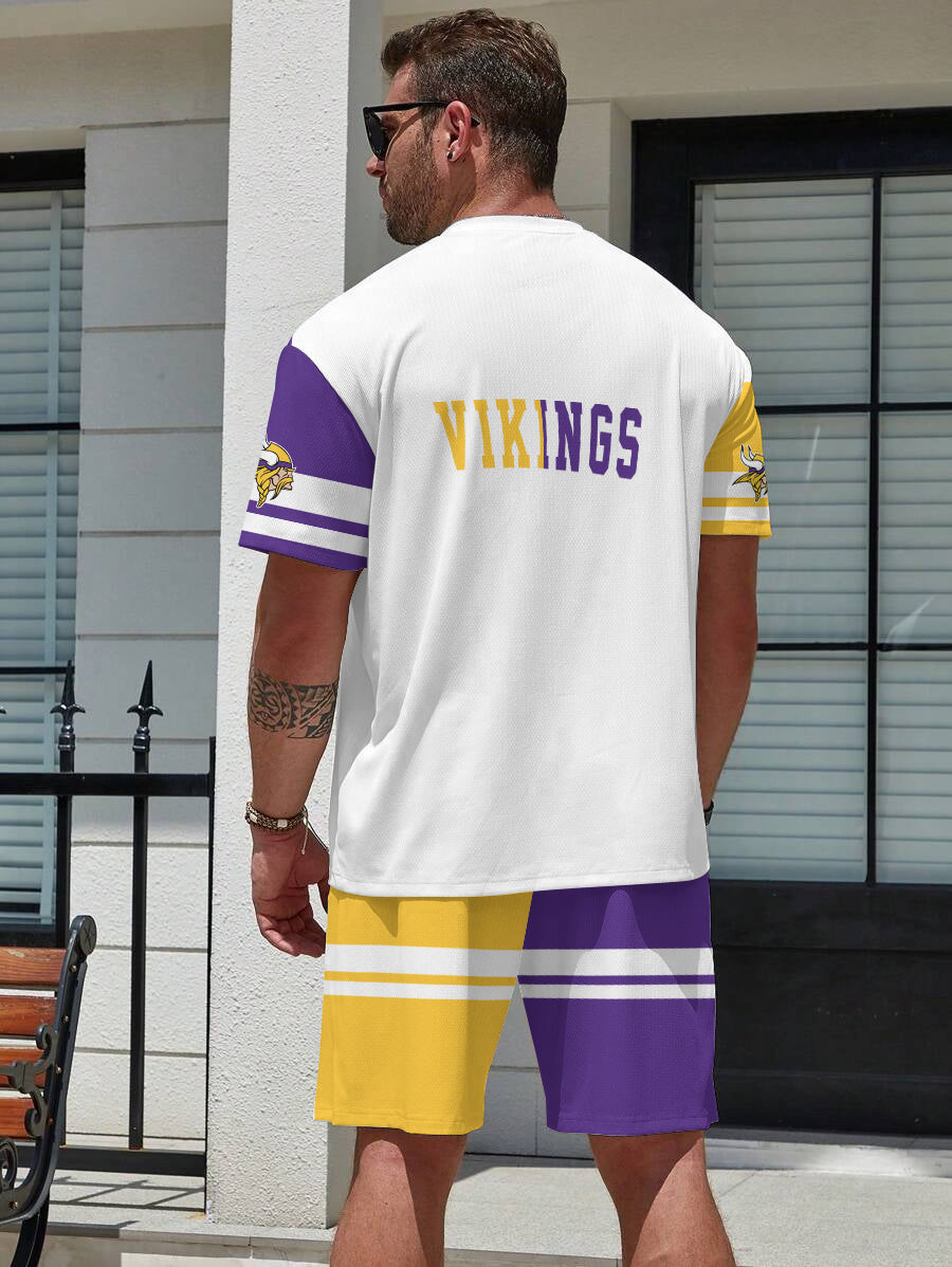 Minnesota Vikings  Limited Edition Top And Shorts Two-Piece Suits