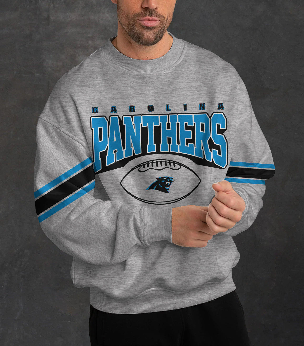 Carolina Panthers 3D Limited Edition Crew Neck sweatshirt