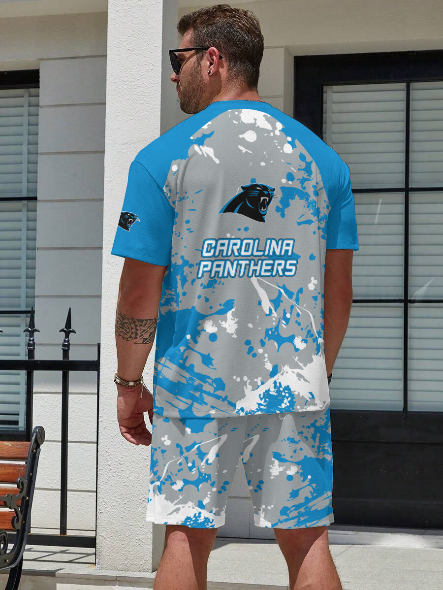 Carolina Panthers Limited Edition Top And Shorts Two-Piece Suits