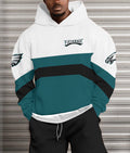 Philadelphia Eagles Printed Hooded Pocket Pullover Hoodie