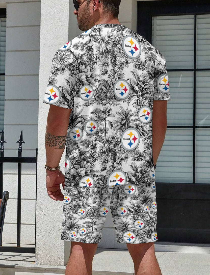 Pittsburgh Steelers Limited Edition Top And Shorts Two-Piece Suits