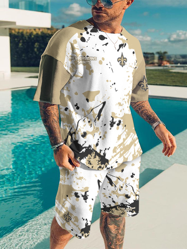 New Orleans Saints Limited Edition Top And Shorts Two-Piece Suits