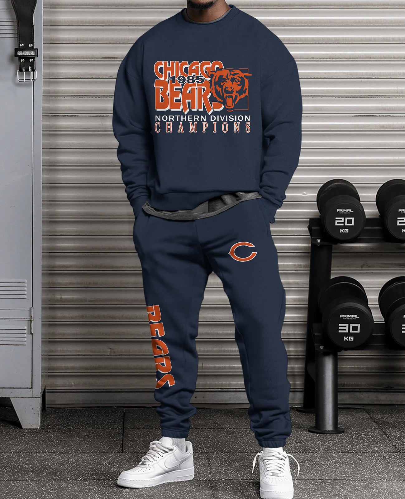 Chicago Bears  3D sweatsuit and sweatpants 2 piece outfits