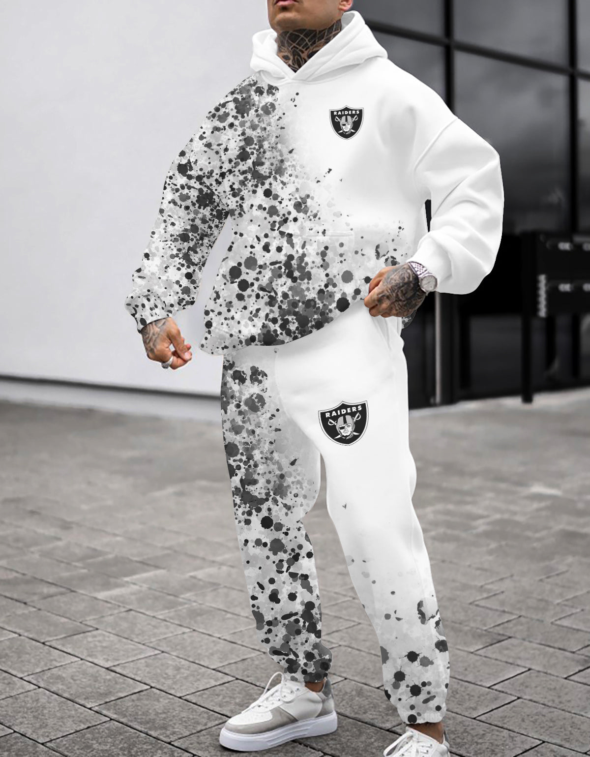 Las Vegas Raiders 3D Printed Pullover Hoodie And Sweatpant 2pcs Tracksuits