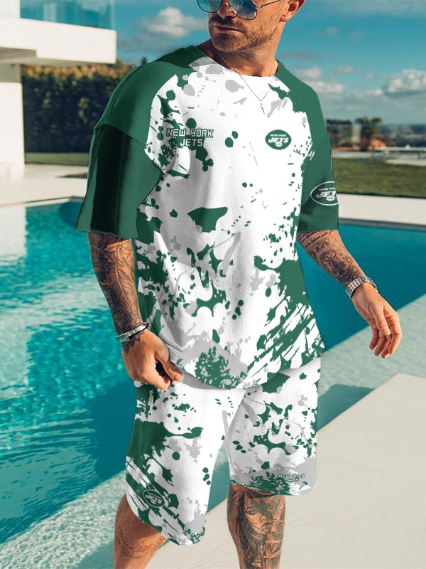 New York Jets Limited Edition Top And Shorts Two-Piece Suits
