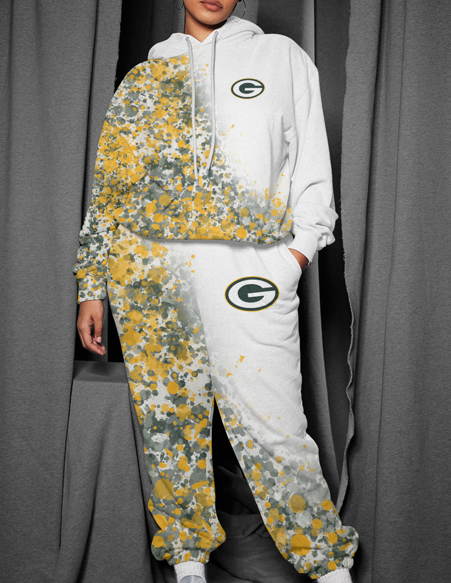 Green Bay Packers 3D Printed Pullover Hoodie And Sweatpant 2pcs Tracksuits