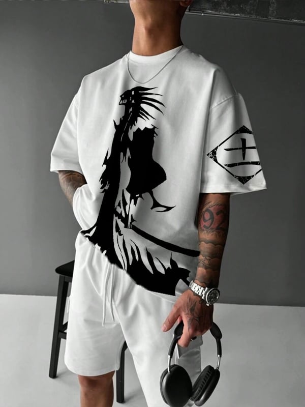 Men's     Bleach Short Sleeved T-shirt