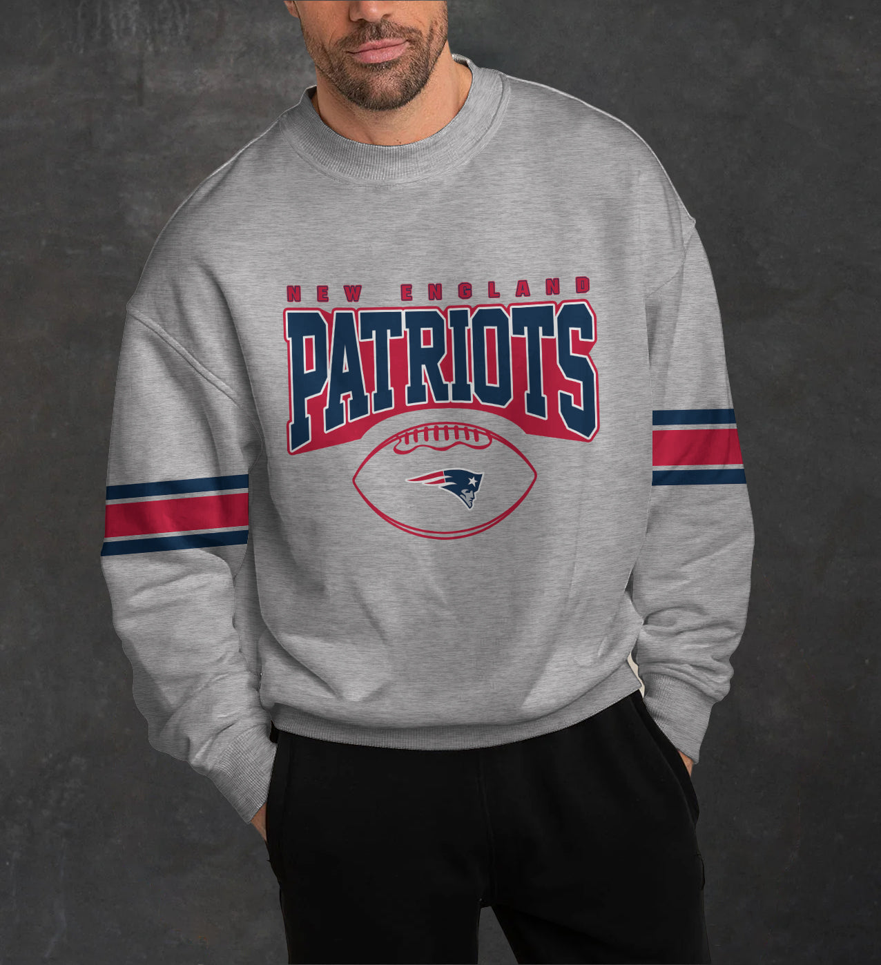 New England Patriots 3D Limited Edition Crew Neck sweatshirt