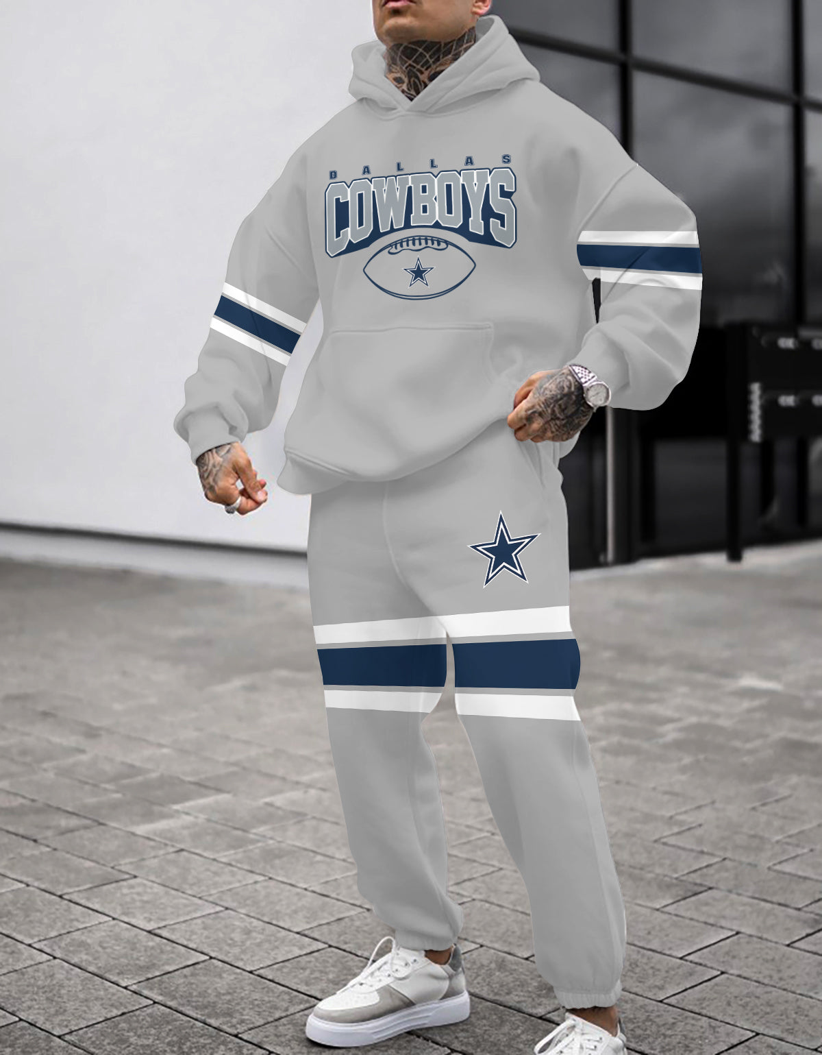 Dallas Cowboys 3D Printed Pullover Hoodie And Sweatpant 2pcs Tracksuits