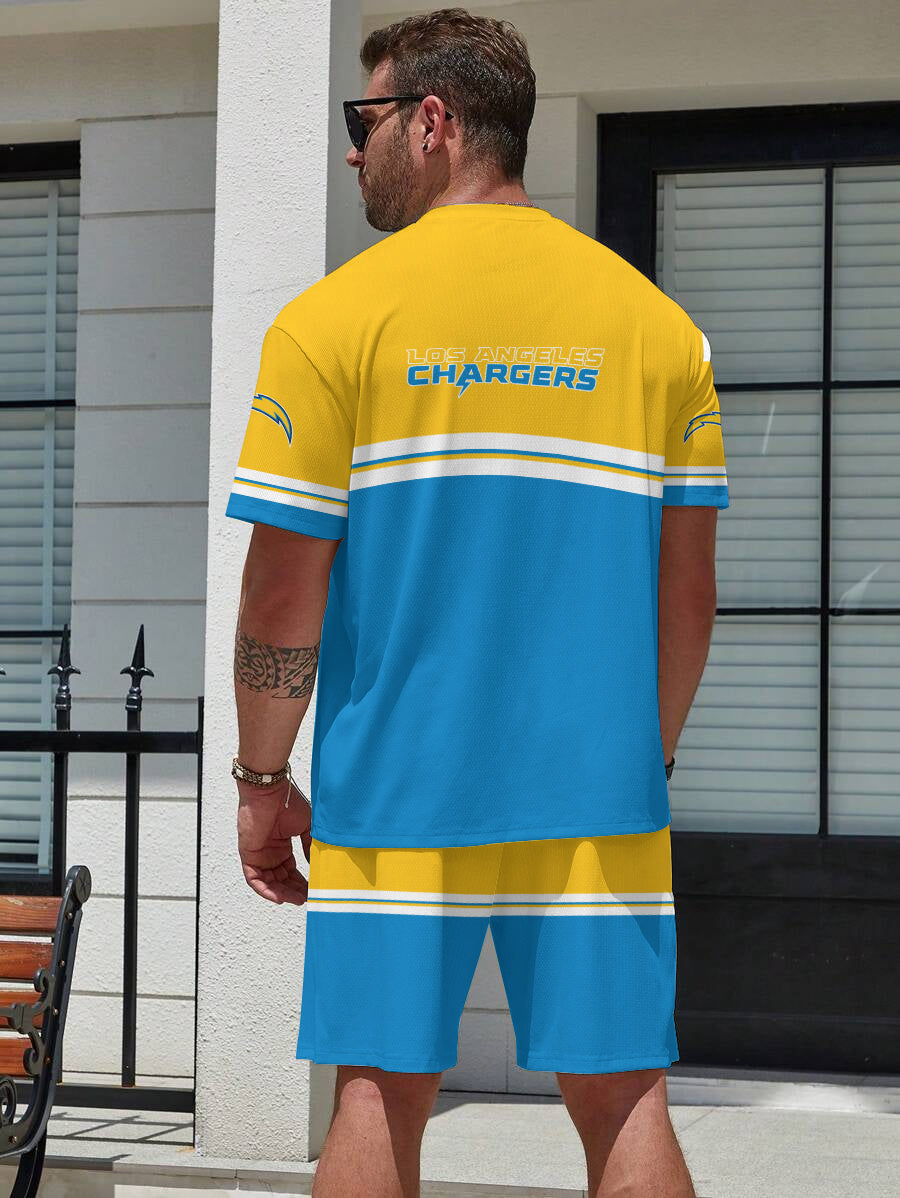 Los Angeles Chargers Limited Edition Top And Shorts Two-Piece Suits