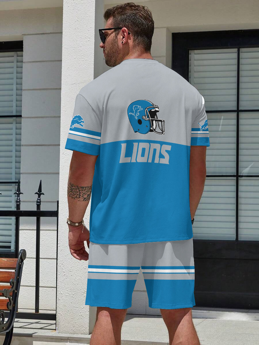 Detroit Lions Limited Edition Top And Shorts Two-Piece Suits