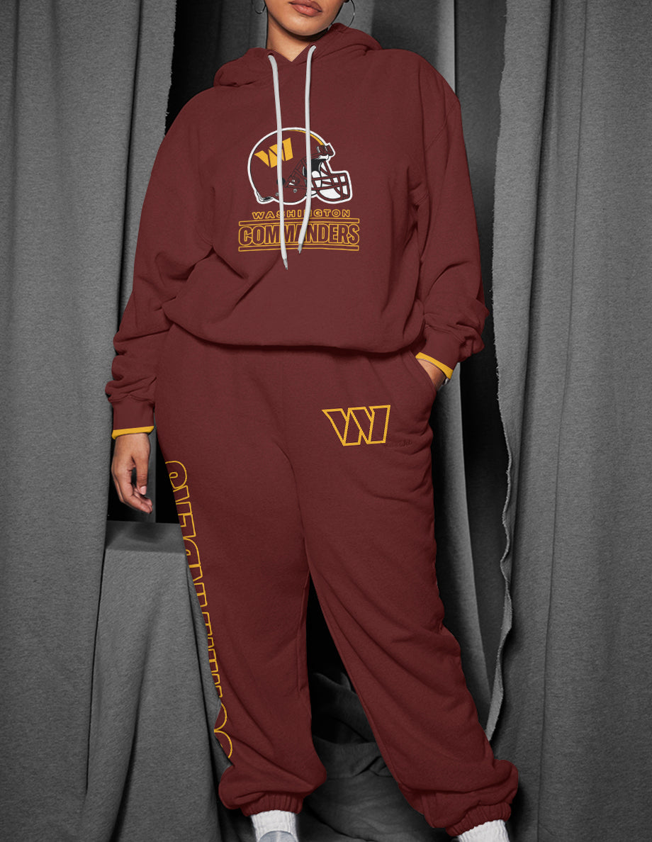 Washington Commanders 3D Printed Pullover Hoodie And Sweatpant 2pcs Tracksuits