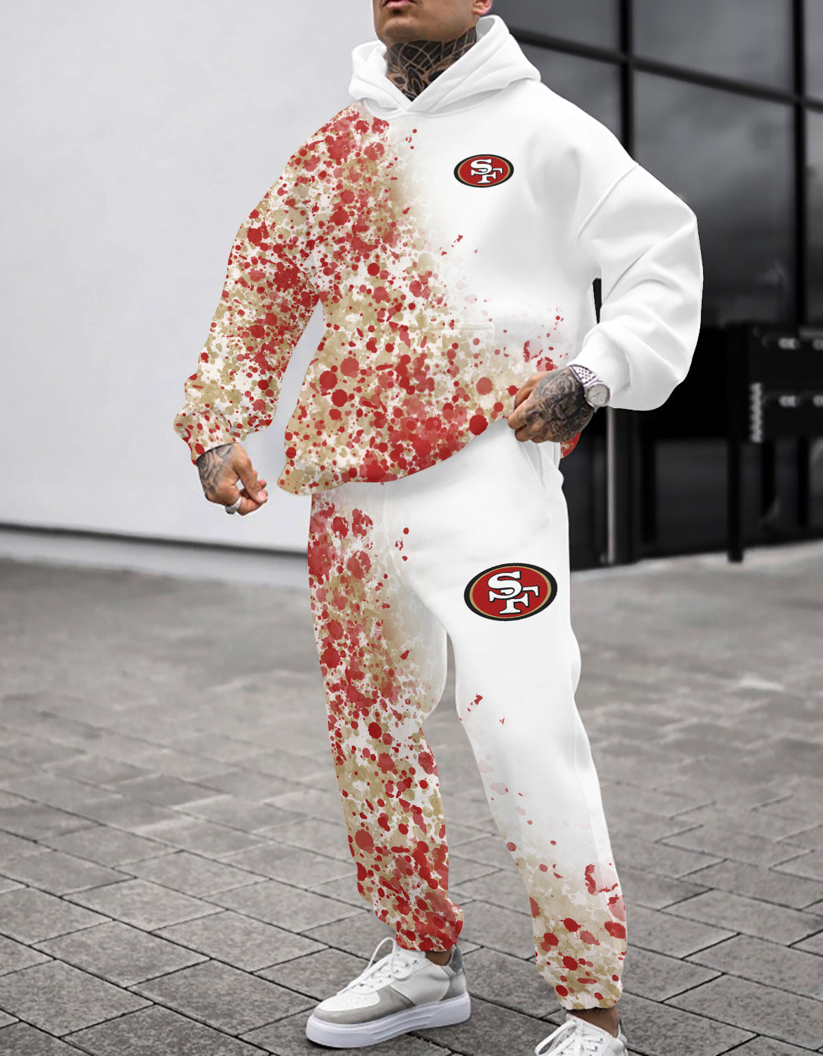 San Francisco 49ers 3D Printed Pullover Hoodie And Sweatpant 2pcs Tracksuits