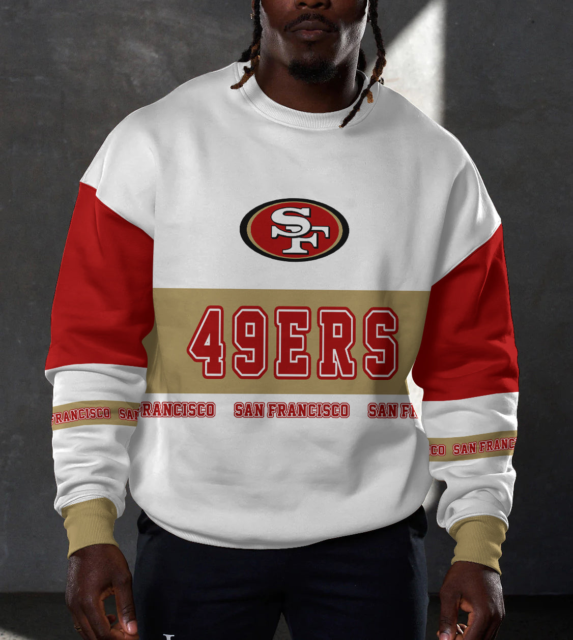 San Francisco 49ers 3D Limited Edition Crew Neck sweatshirt