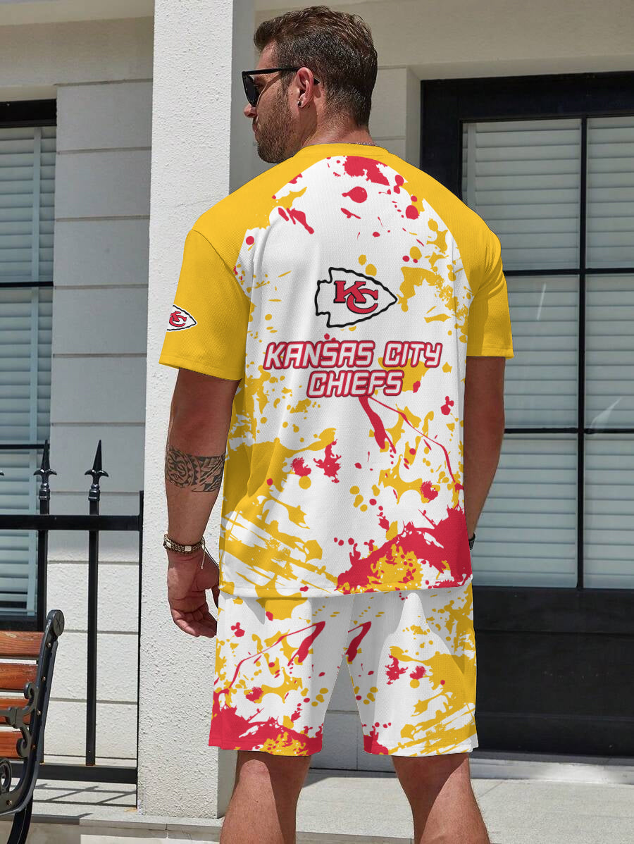 Kansas City Chiefs  Limited Edition Top And Shorts Two-Piece Suits