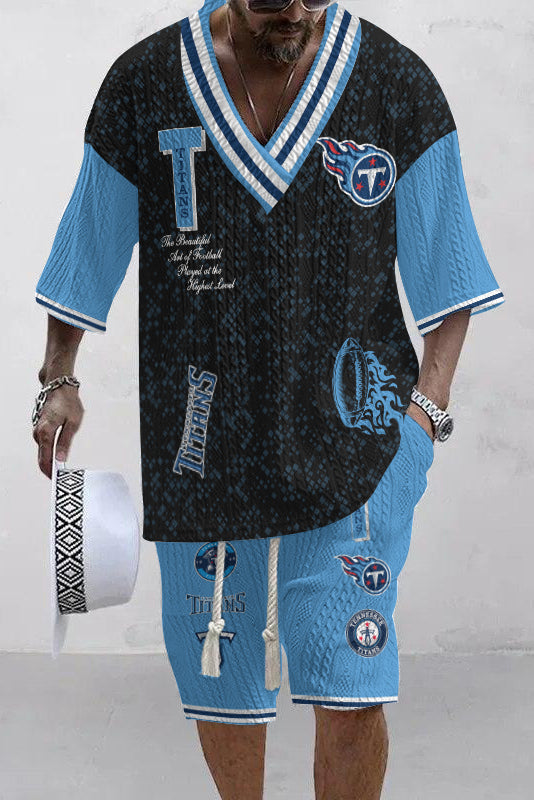 Tennessee Titans Limited Edition Top And Shorts Two-Piece Suits