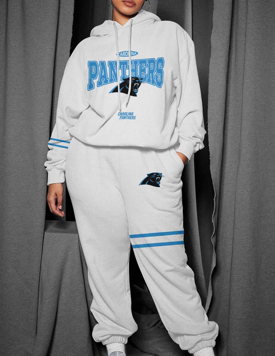 Carolina Panthers 3D Printed Pullover Hoodie And Sweatpant 2pcs Tracksuits
