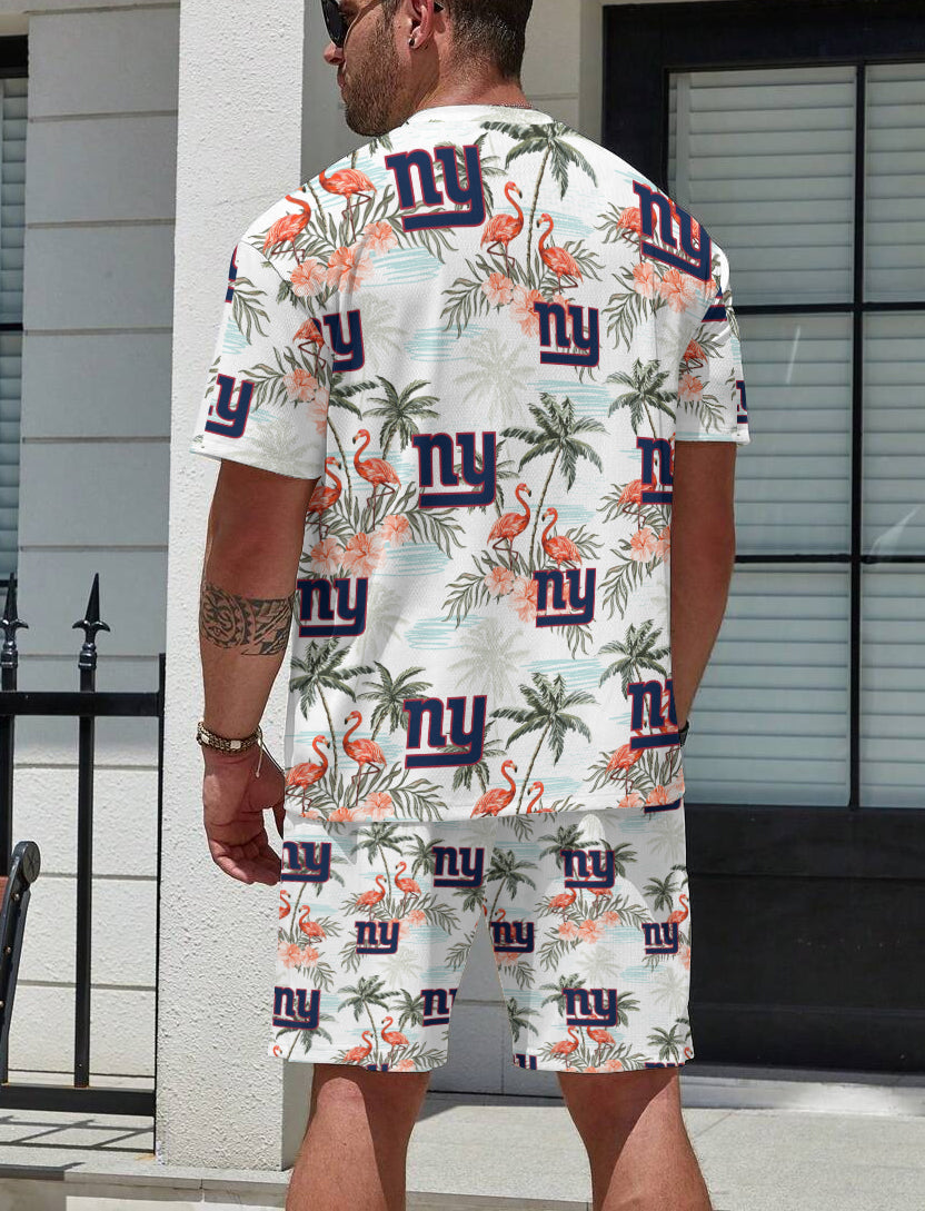 New York Giants Limited Edition Top And Shorts Two-Piece Suits