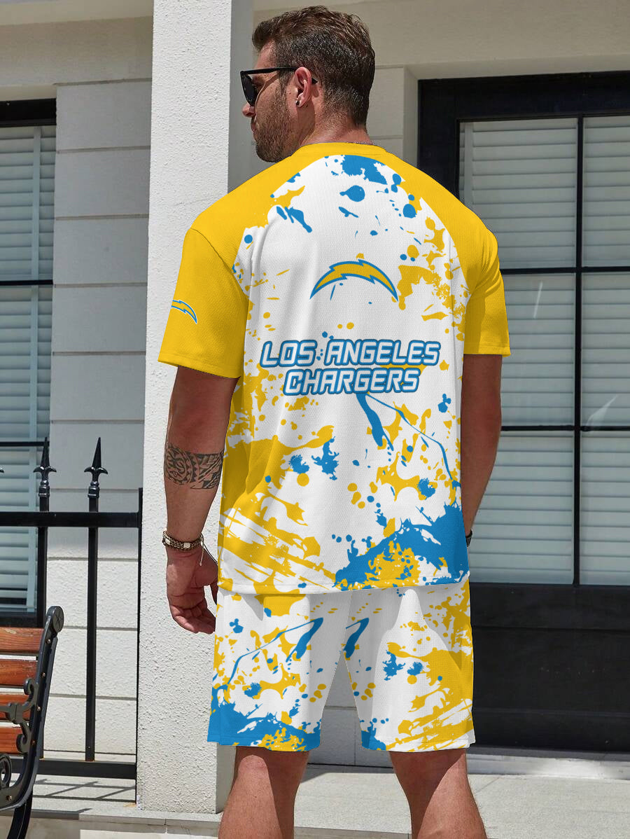 Los Angeles Chargers Limited Edition Top And Shorts Two-Piece Suits
