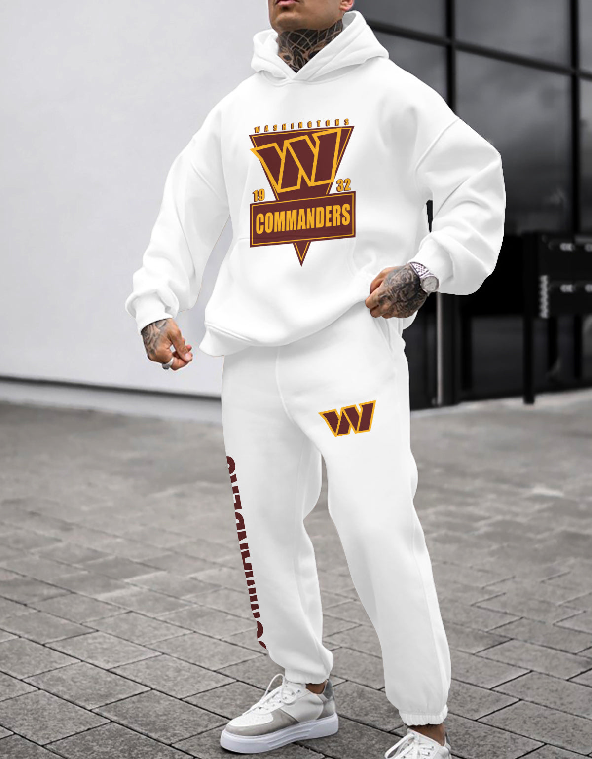 Washington Commanders 3D Printed Pullover Hoodie And Sweatpant 2pcs Tracksuits