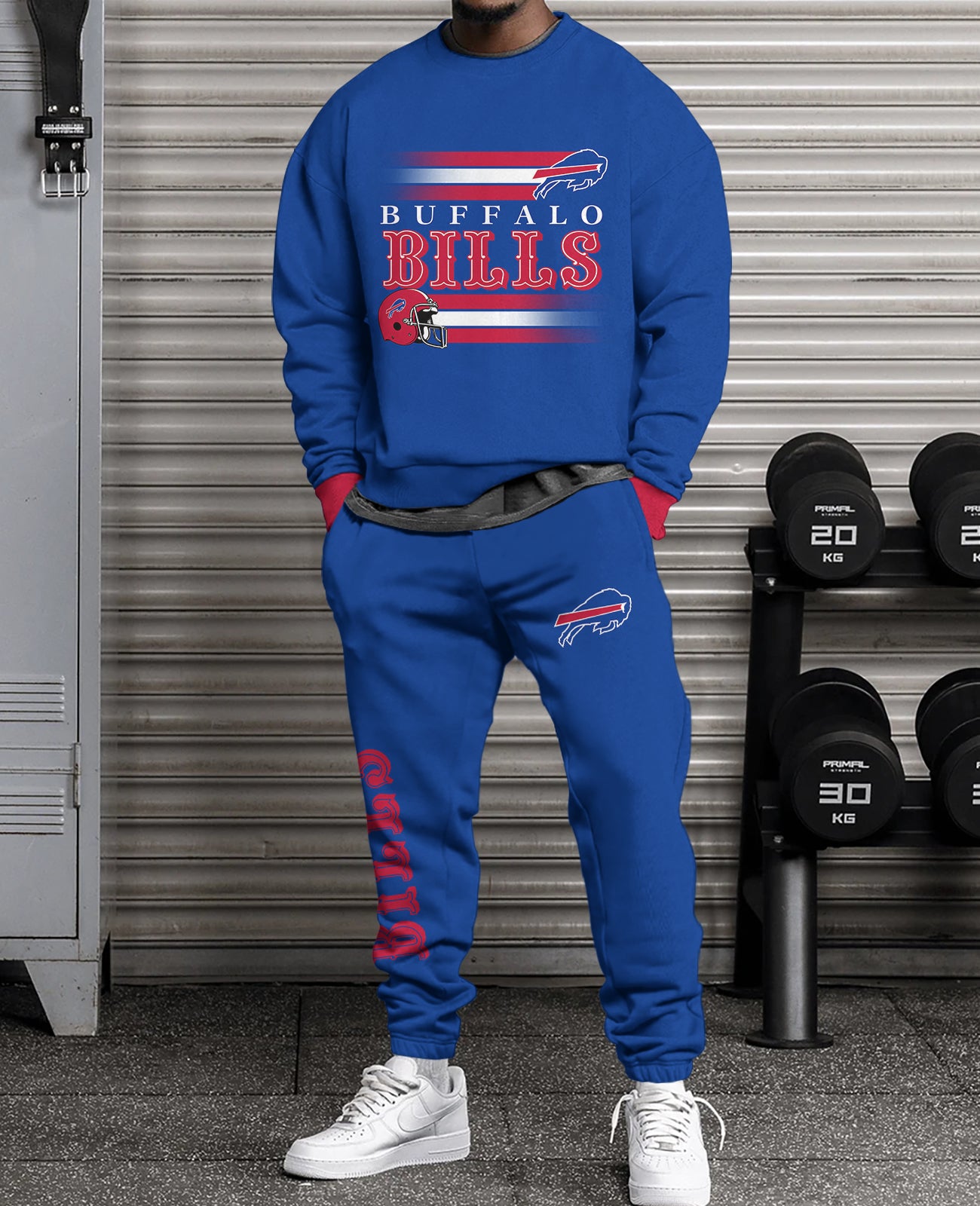 Buffalo Bills    3D sweatsuit and sweatpants 2 piece outfits