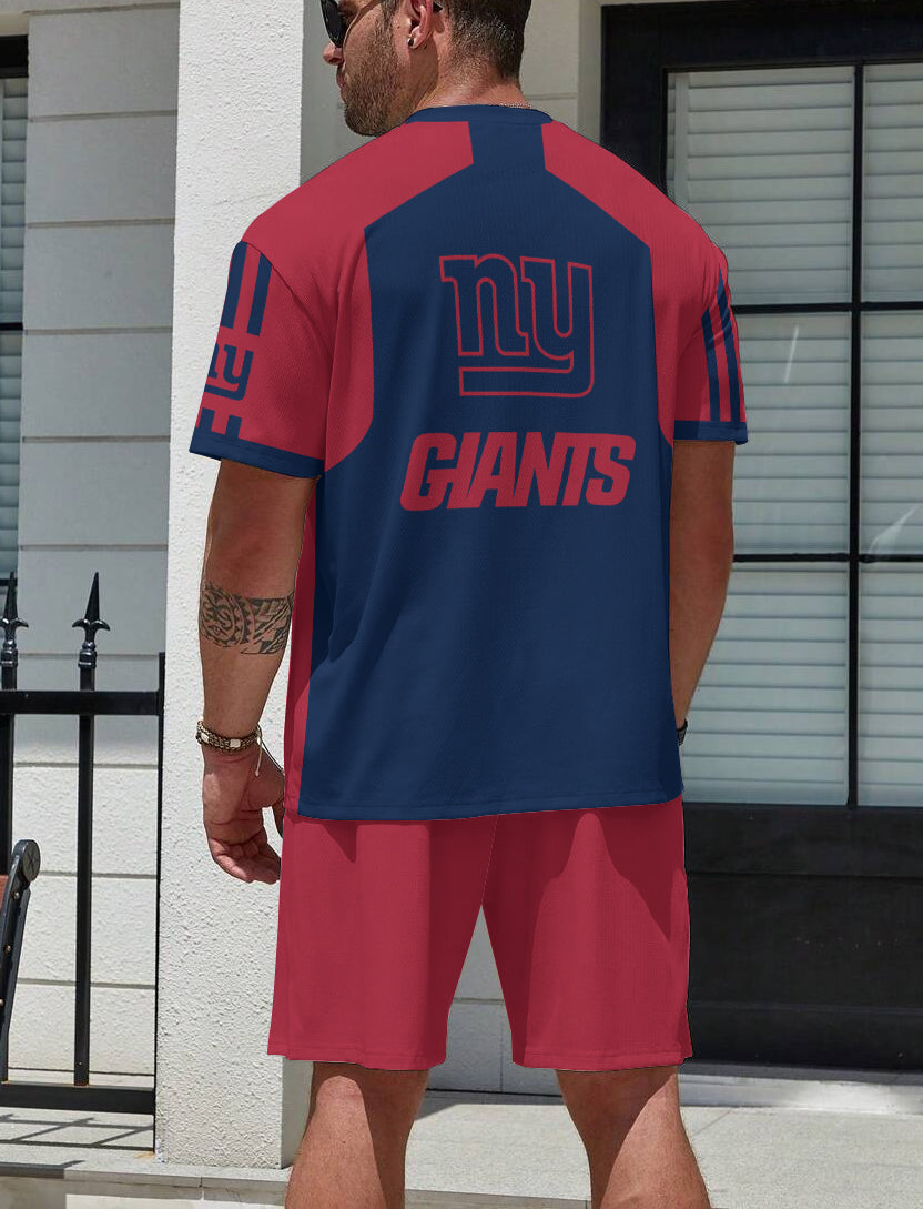 New York Giants Limited Edition Top And Shorts Two-Piece Suits