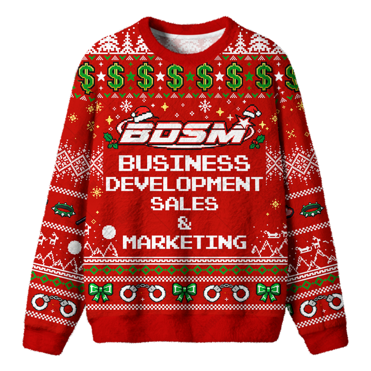 BDSM BUSINESS DEVELOPMENT SALES AND MARKETING UGLY CHRISTMAS SWEATSHIRT — image 2