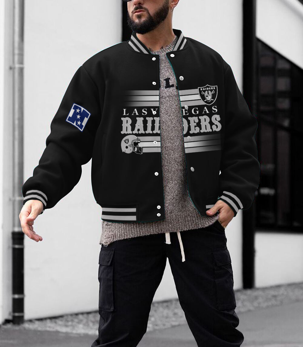 Las Vegas Raiders Men's Limited Edition Full-Snap Casual Jacket