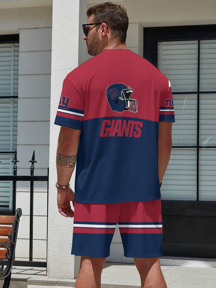 New York Giants Limited Edition Top And Shorts Two-Piece Suits